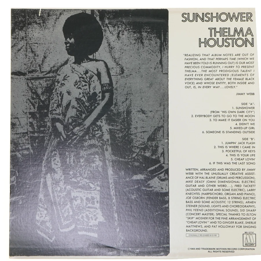 Thelma Houston Sunshower Vinyl LP