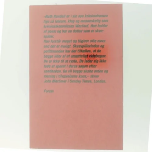 Ruth Rendell, kys ikke kanonérens datter