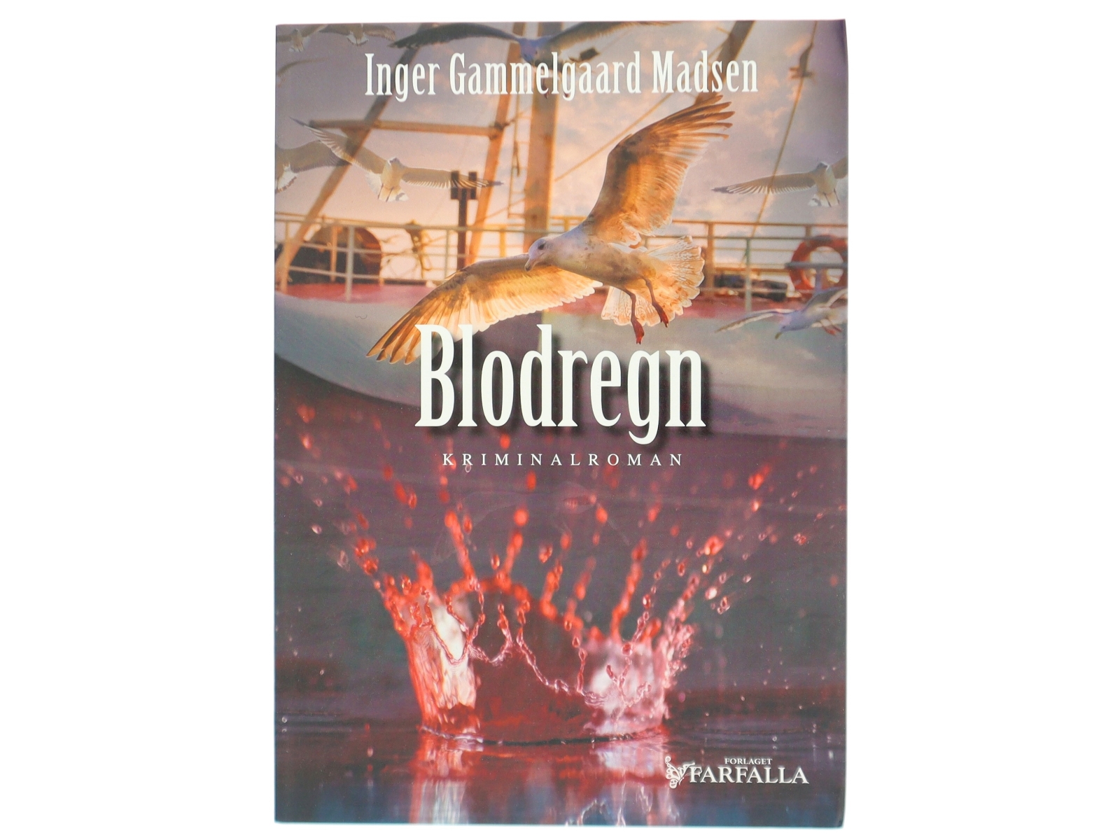 Blodregn : kriminalroman af Inger Gammelgaard Madsen (Bog)