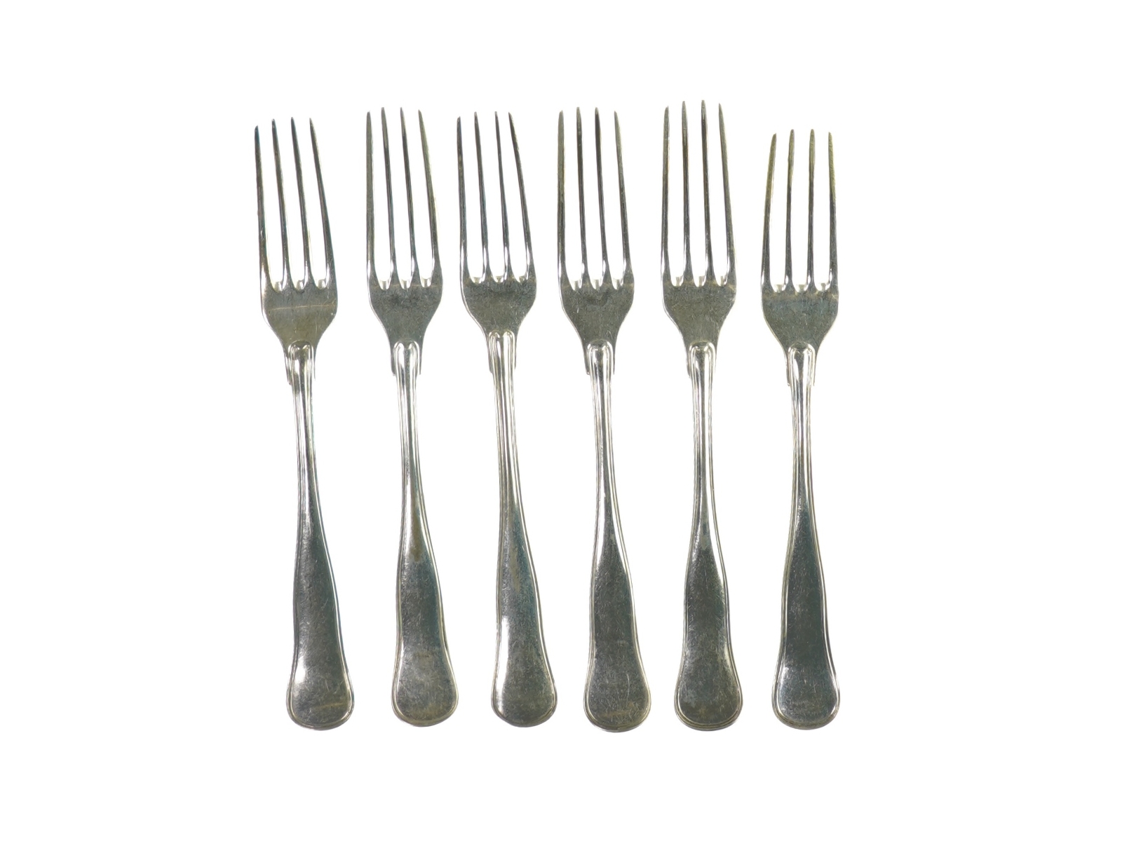 Gafler (6 stk.) fra Ukendt (str. L:19cm)