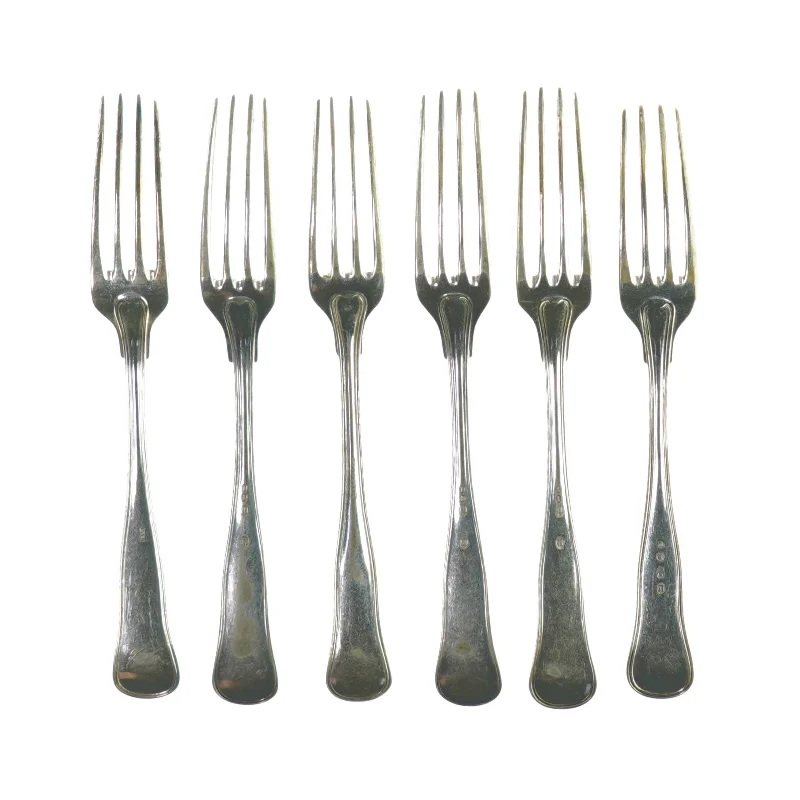 Gafler (6 stk.) fra Ukendt (str. L:19cm)