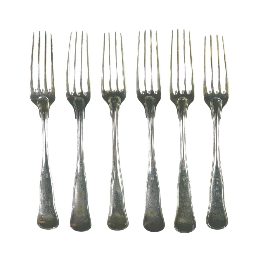 Gafler (6 stk.) fra Ukendt (str. L:19cm)