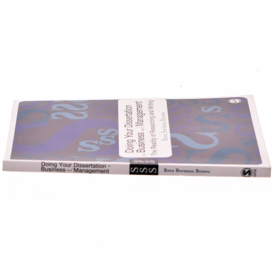 Doing your dissertation in business and management : the reality of researching and writing (Bog)