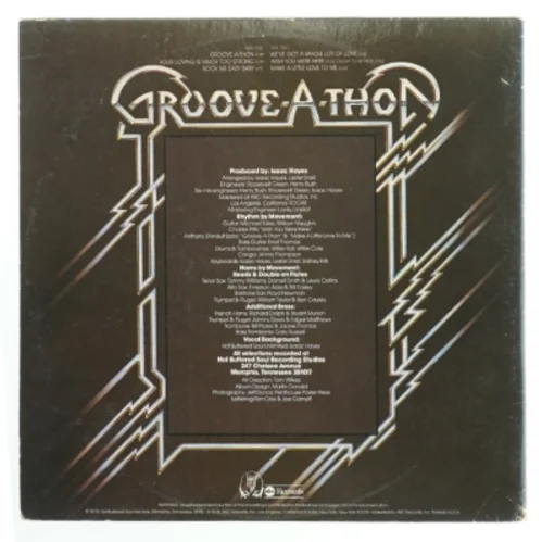 Isaac Hayes Groove-A-Thon LP