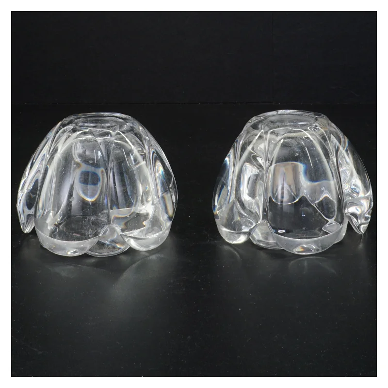 Gennemsigtige glaslyseholdere (str. 7 x 9 komma 5 cm)