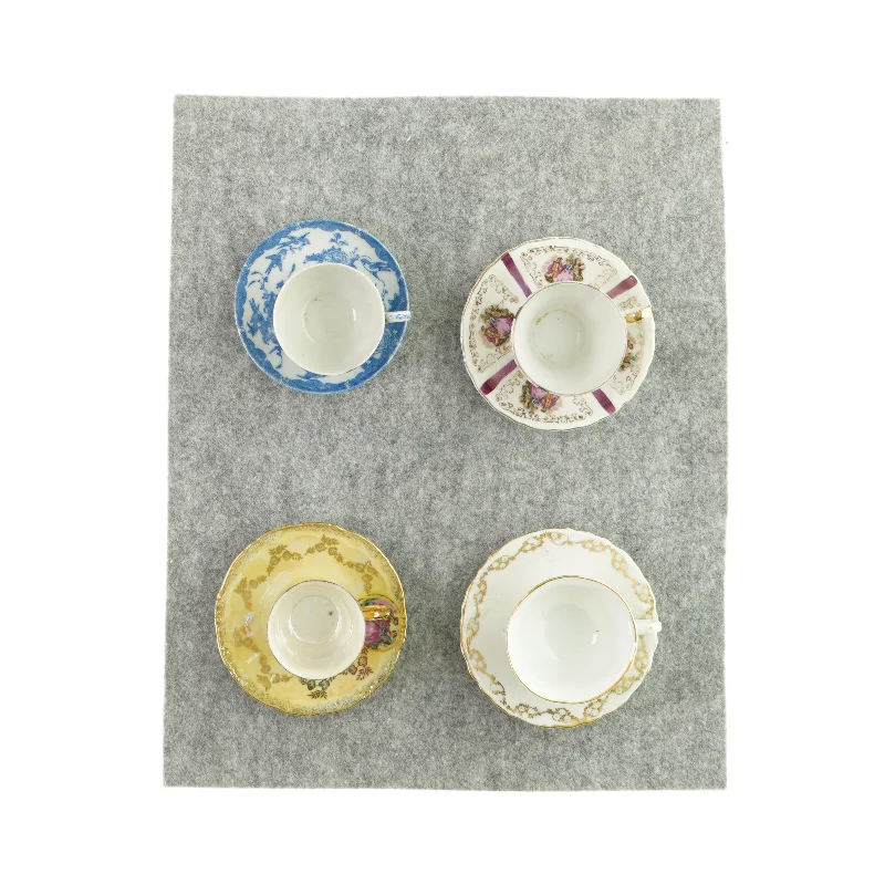 Mix match af 4 forskellige kop sæt