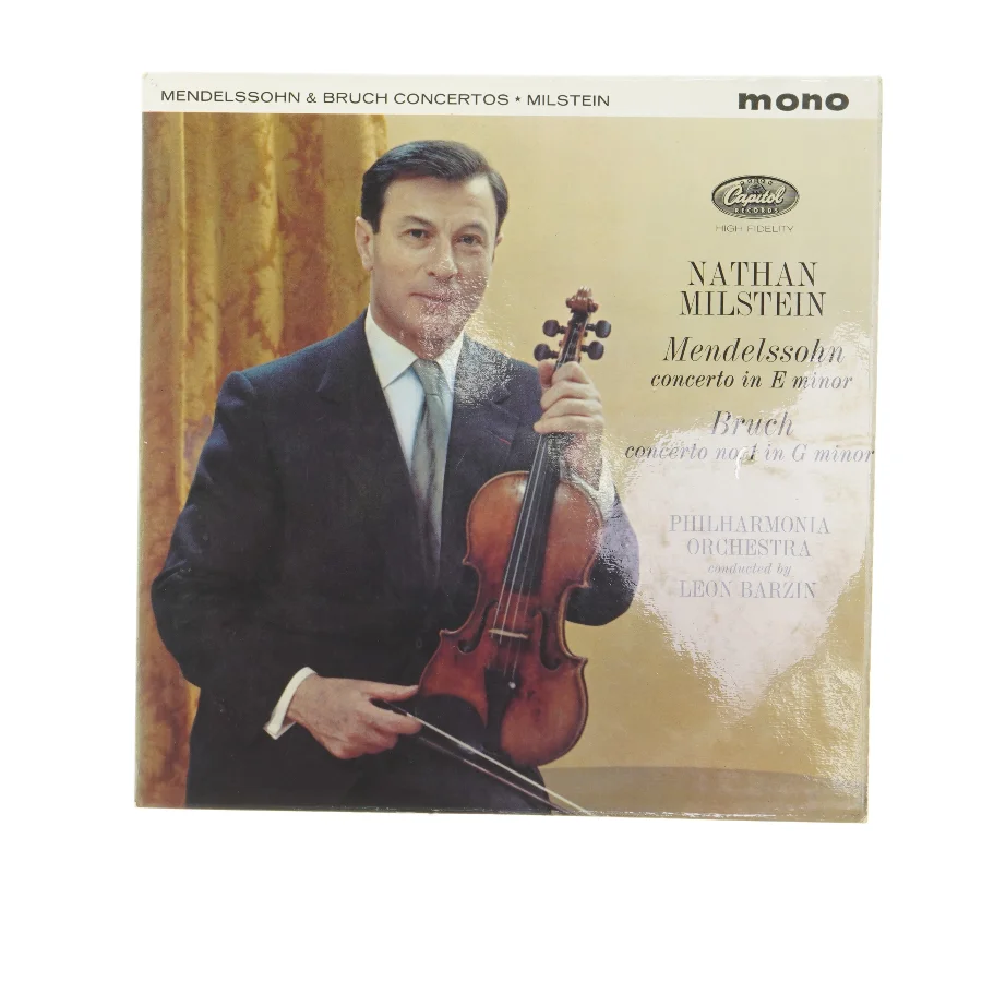 Nathan Milstein - Mendelssohn & Bruch Concertos LP fra Capitol Records