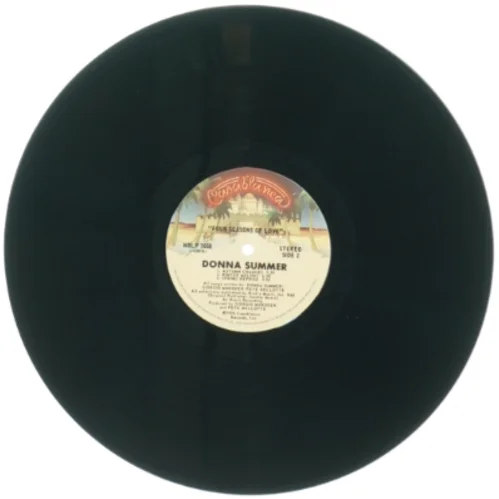 Vinylplade med Donna Summer (str. 31 x 31 cm)