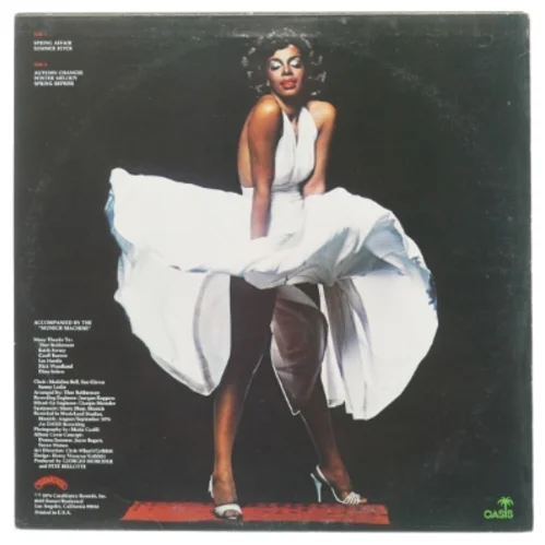 Vinylplade med Donna Summer (str. 31 x 31 cm)