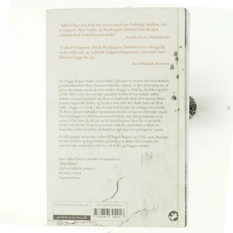 Washington dekretet af Jussi Adler-Olsen (Bog)