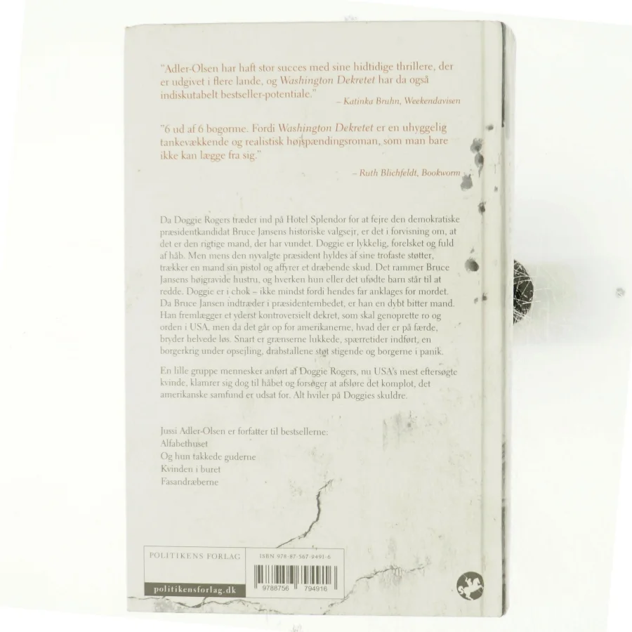Washington dekretet af Jussi Adler-Olsen (Bog)