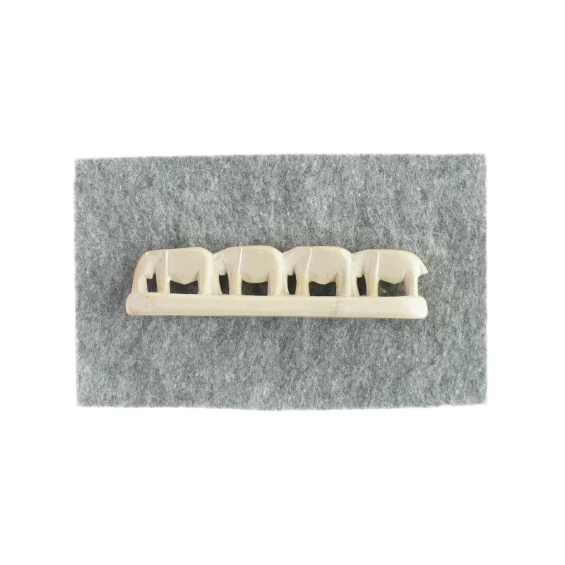 Dekorativ elefantfigur fra Ukendt (str. LBH:13x2x3cm)