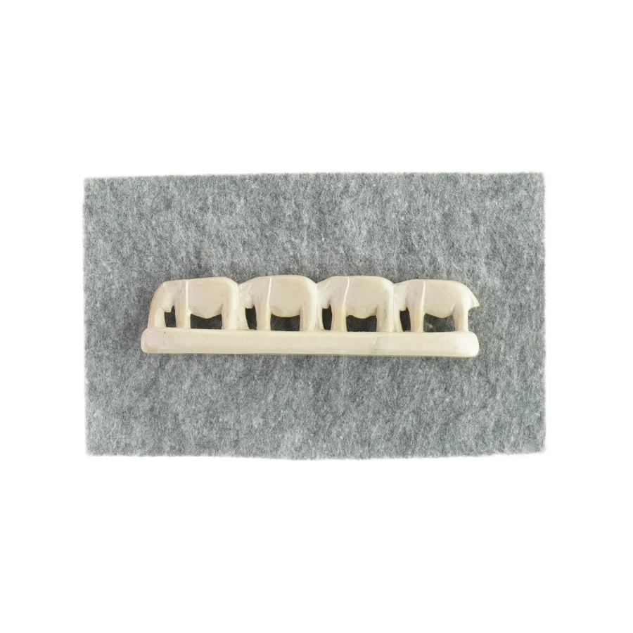 Dekorativ elefantfigur fra Ukendt (str. LBH:13x2x3cm)