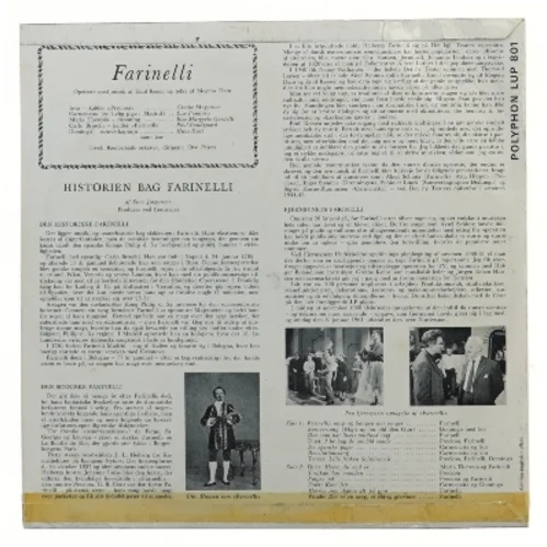 Farinelli – LP (NPA LUP 801)
