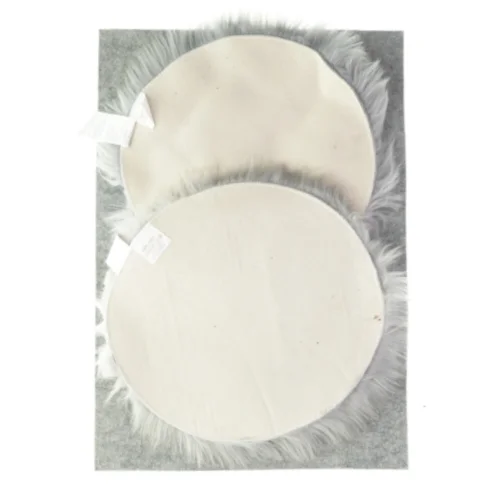 Pelshønner (2 stk.) fra Oeko-Tex (str. Ø: 34cm)