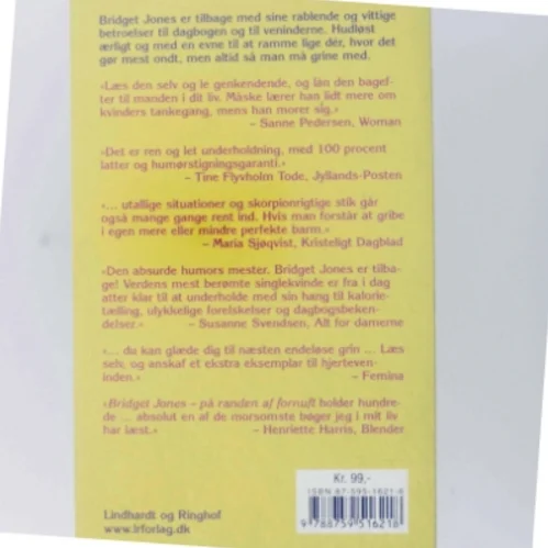 Bridget Jones - på randen af fornuft af Helen Fielding (Bog)