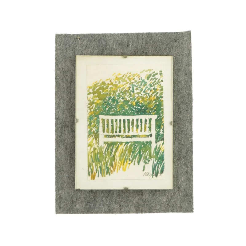 Billedet i glasramme (str. LB: 17,5 x 13 cm)