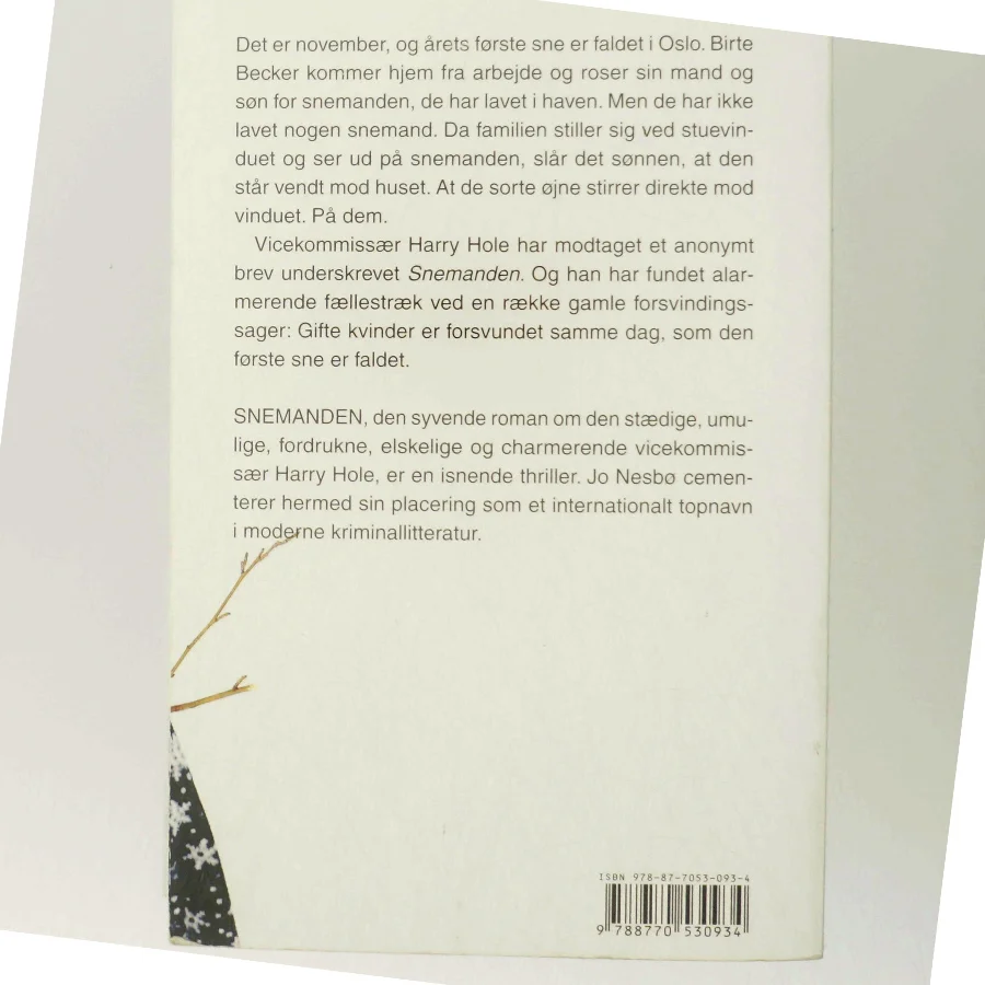 Snemanden af Jo Nesbø (Bog)