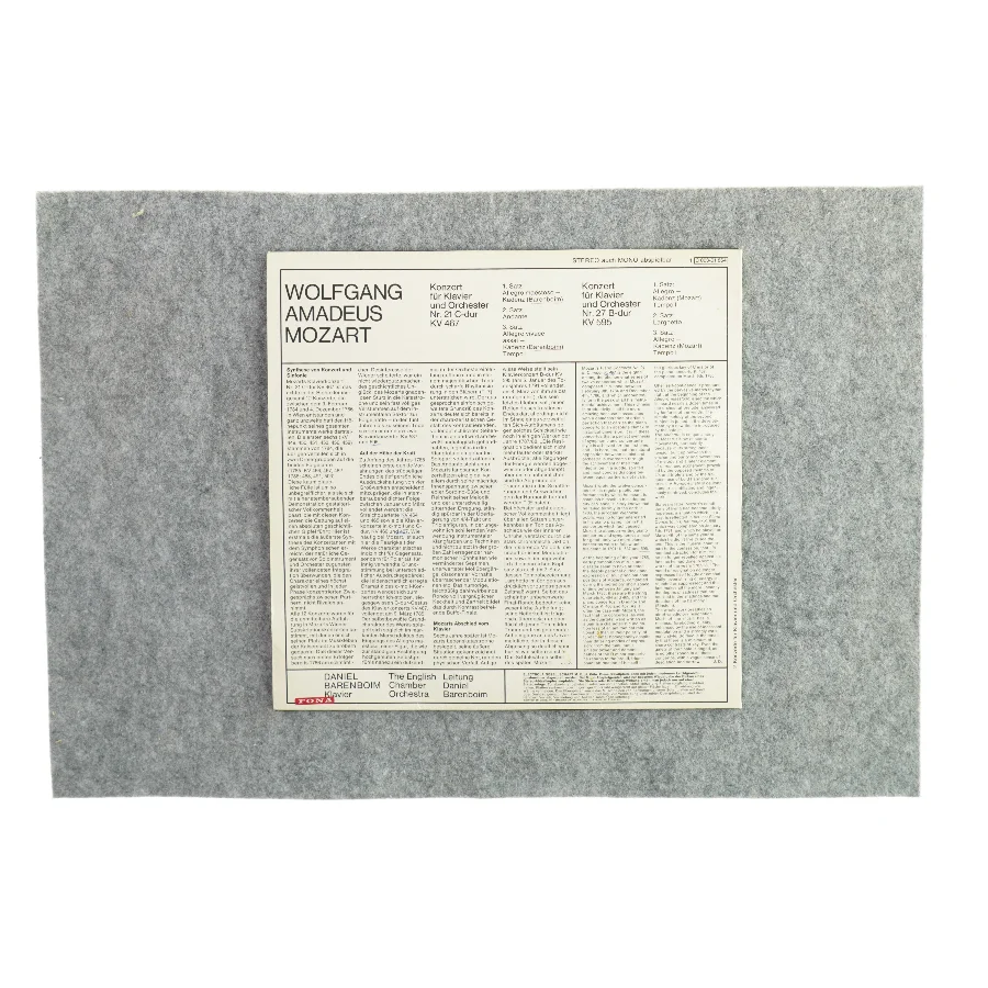 Wolfgang Amadeus Mozart (LP)