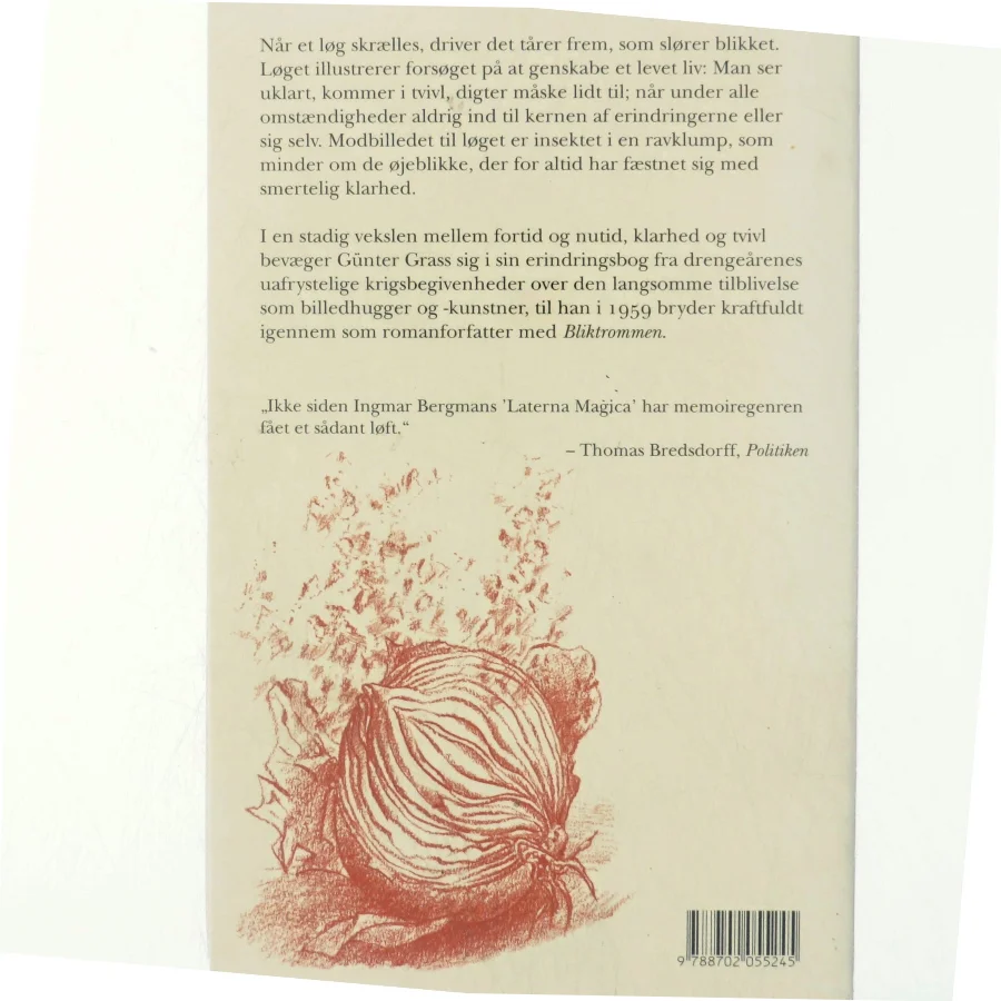 Når løget skrælles af Günter Grass (Bog)