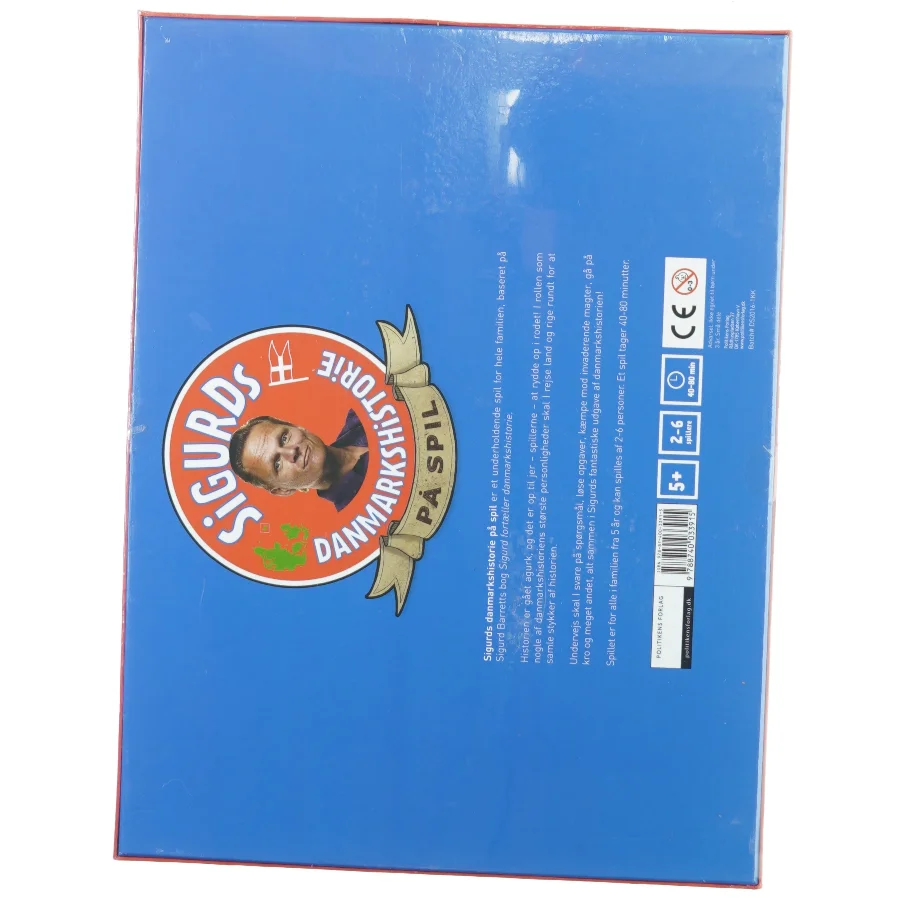 Sigurds danmarkshistorie Spil fra Politikens Forlag (str. 32 x 42 cm)