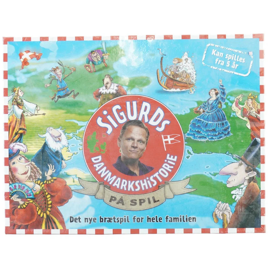 Sigurds danmarkshistorie Spil fra Politikens Forlag (str. 32 x 42 cm)