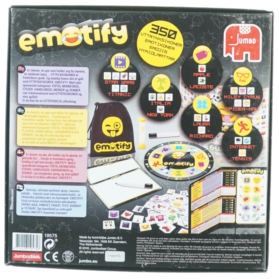 Emotify spil fra Jumbo (str. 27 cm)