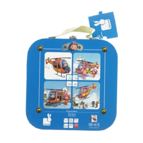 Æske med puslespil fra JANOD