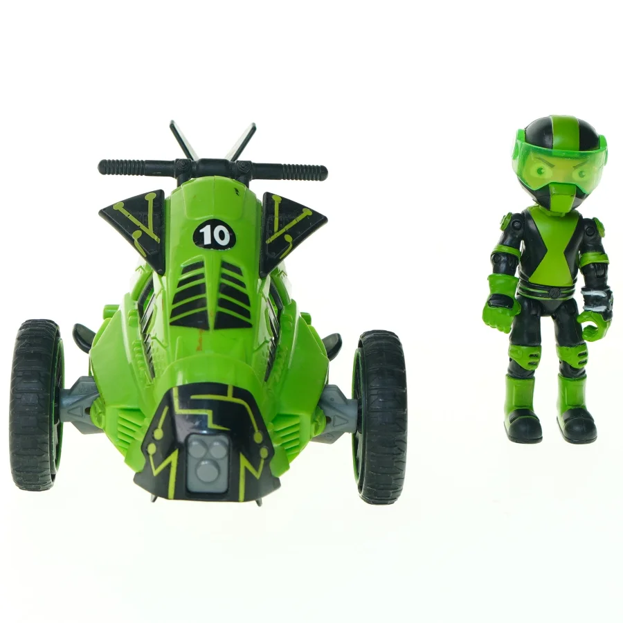 Figur med køretøj (str. 20 x 10 cm)