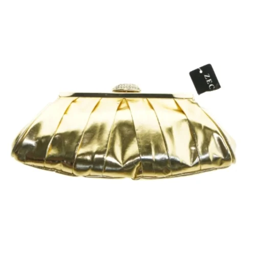 Guld clutch taske fra ZEC (str. 27,5x13 cm)