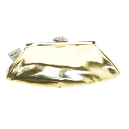 Guld clutch taske fra ZEC (str. 27,5x13 cm)