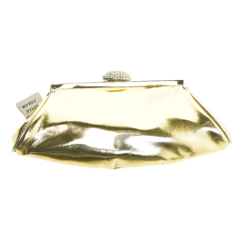 Guld clutch taske fra ZEC (str. 27,5x13 cm)