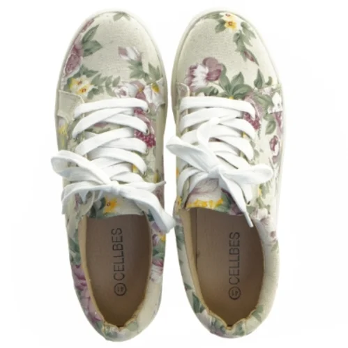 Blomstertryk sneakers fra Cellbes (str. 41 )