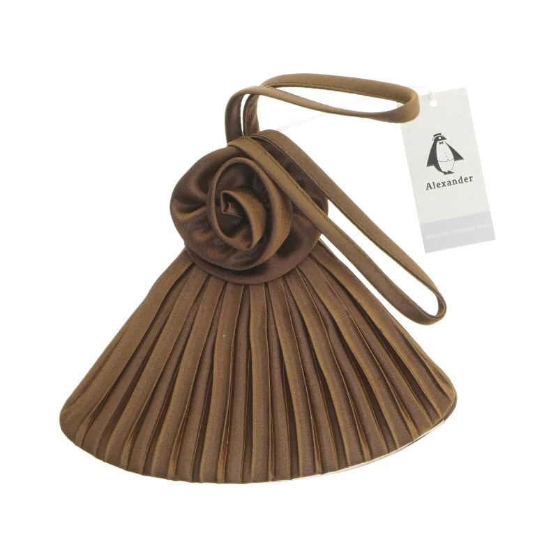 Brun Alexander håndtaske fra Alexander (str. 17x18,5 cm)