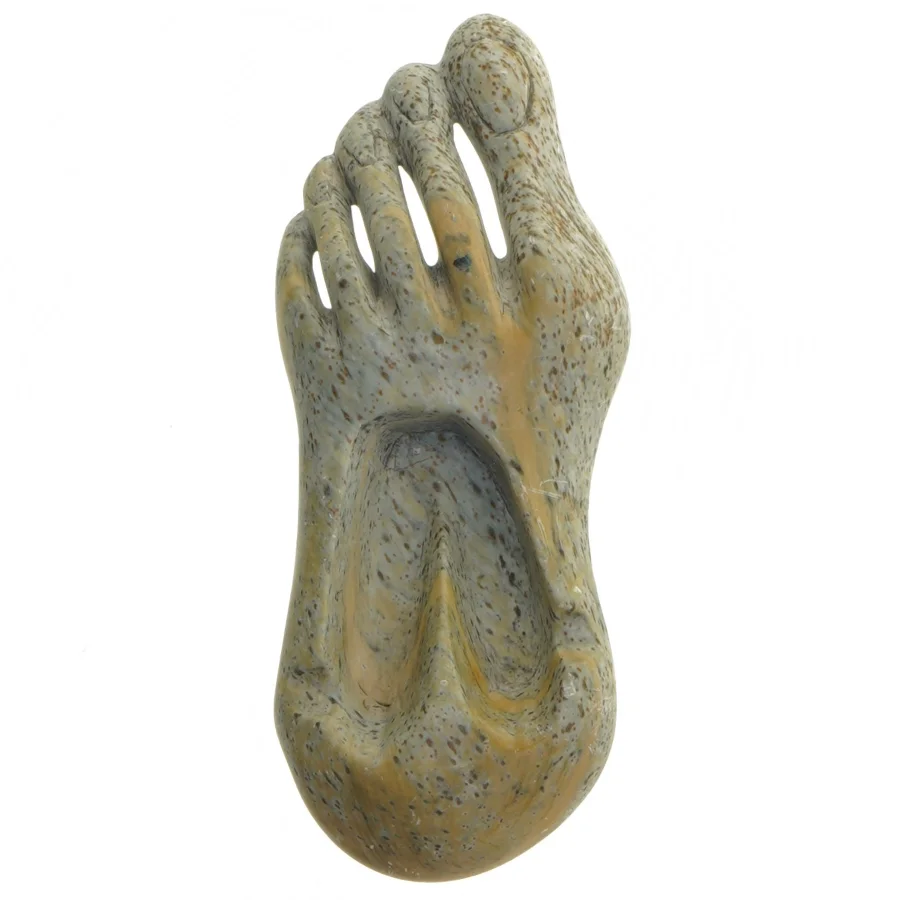 Sten fodskulptur (str. 17,5 cm)