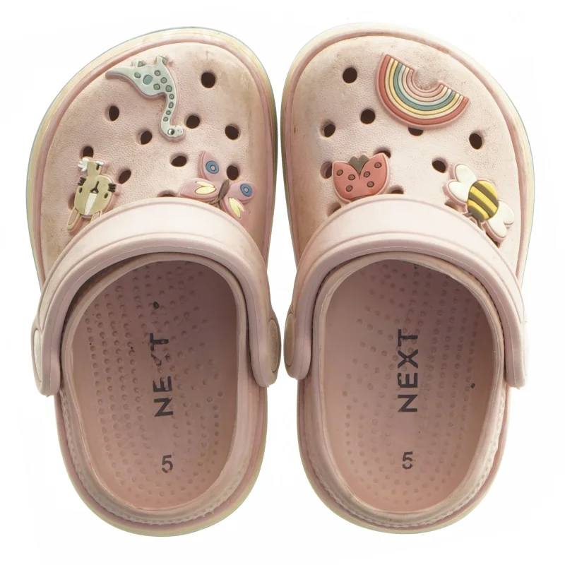 Børne crocs med farverige detaljer fra Next (str. 21,5 )