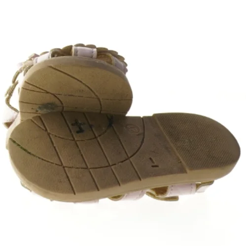 Lyserøde børnesandaler med remme (str. 21 )