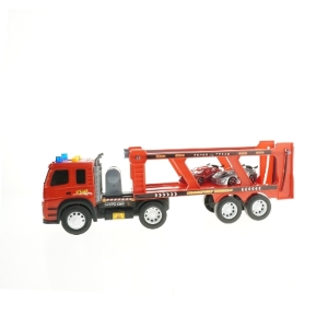 Legetøjsbiltransporter med bil