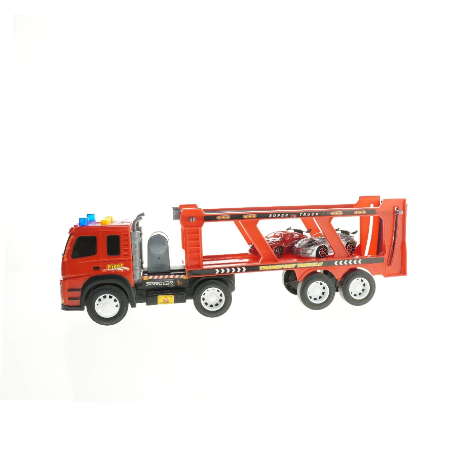 Legetøjsbiltransporter med bil