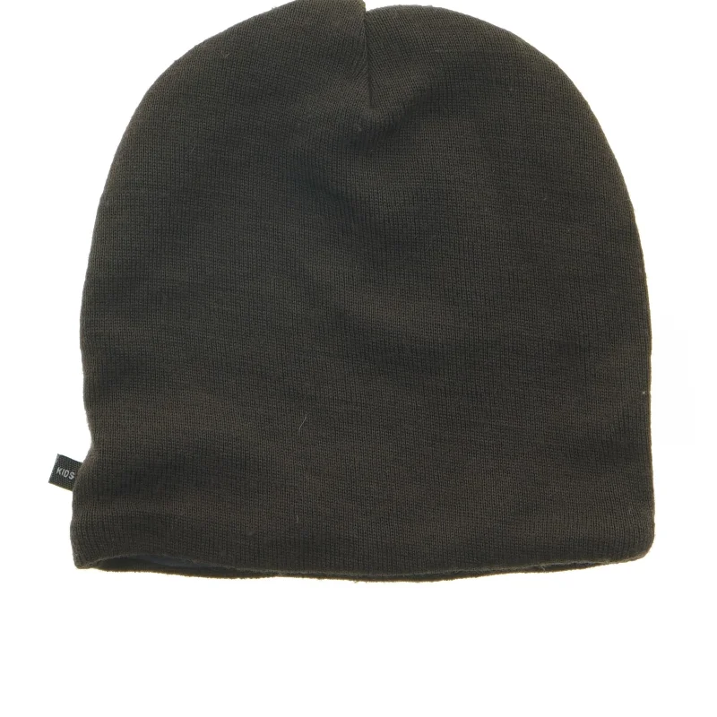 Mørkebrun hue med lilla sløjfe detalje