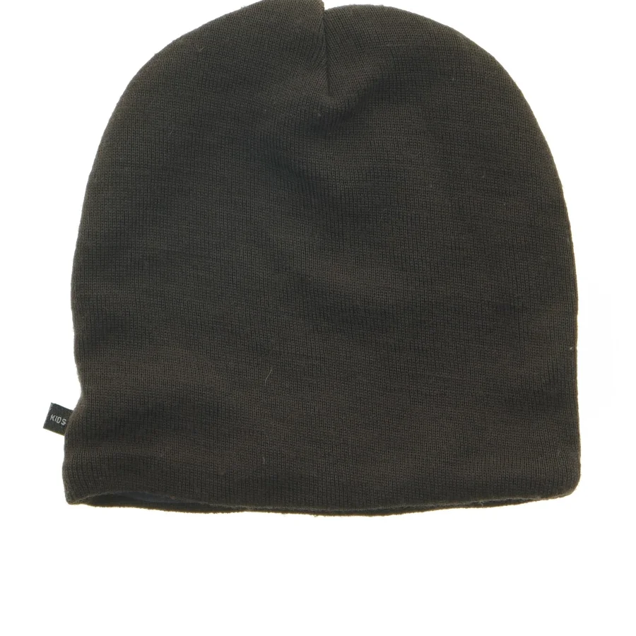 Mørkebrun hue med lilla sløjfe detalje