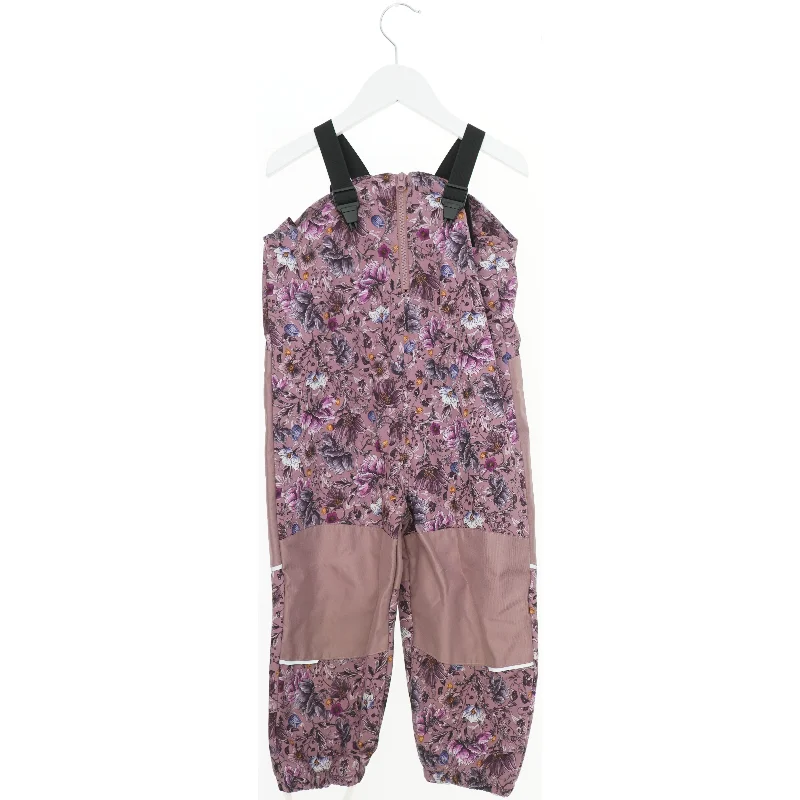 Blomstrede overtræksbukser med seler fra Name It (str. 98)