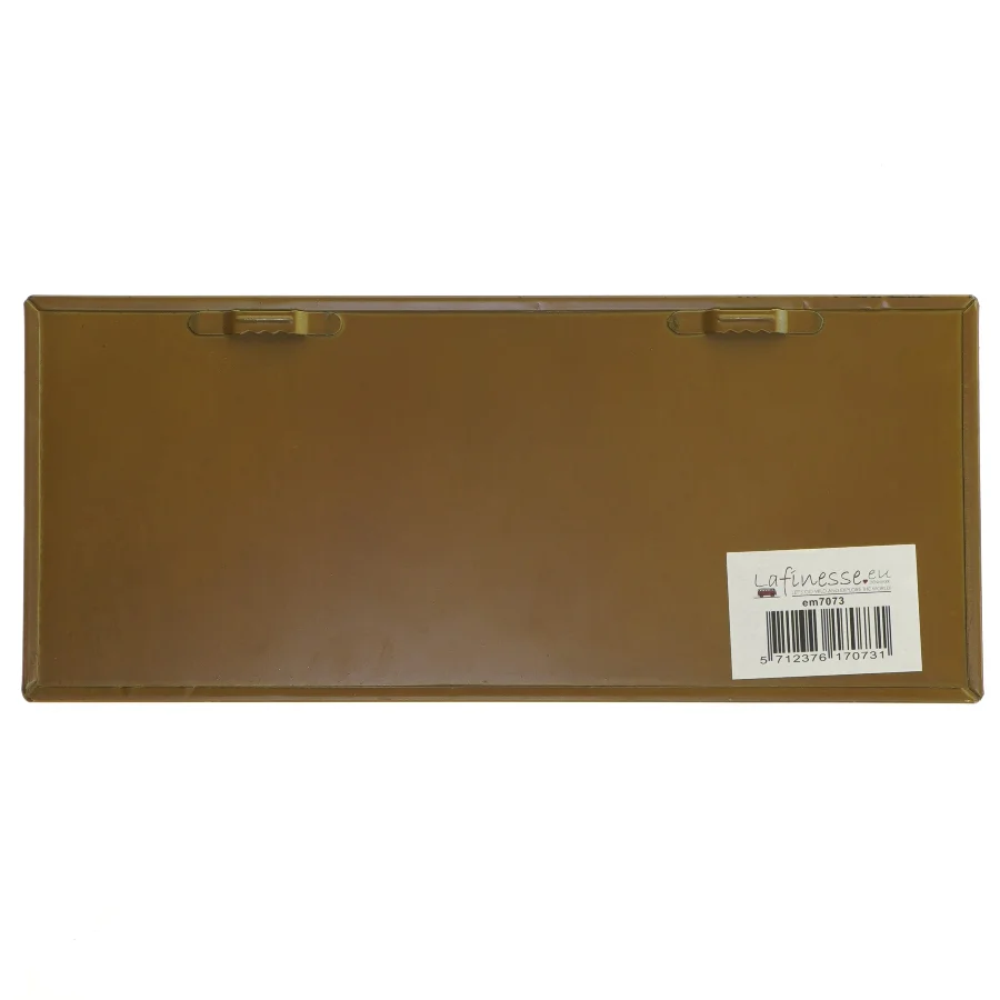 Vægskilt med øltekst fra Lafinesse (str. 30,5x13 cm)