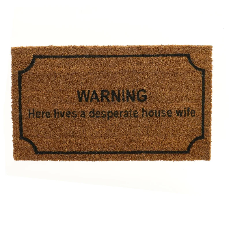 Dørmåtte med tekst (str. 40x70 cm)