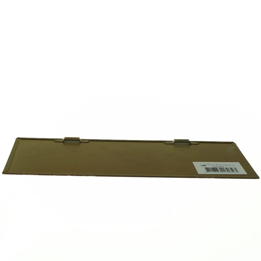 Metalskilt med citat (str. 30,5 x. 13 cm)