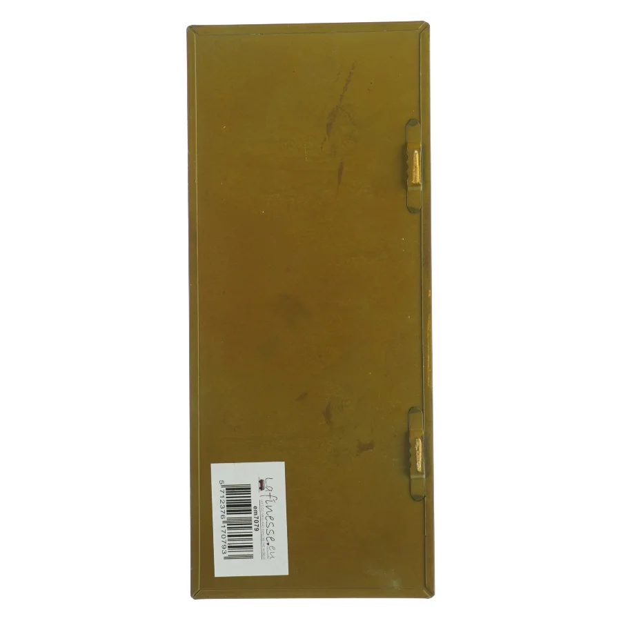 Metalskilt med citat (str. 30,5 x. 13 cm)