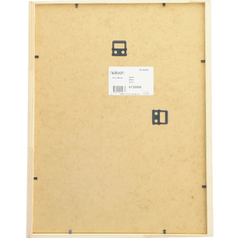 Hvid billedramme fra Nielsen (str. 30x40 cm)