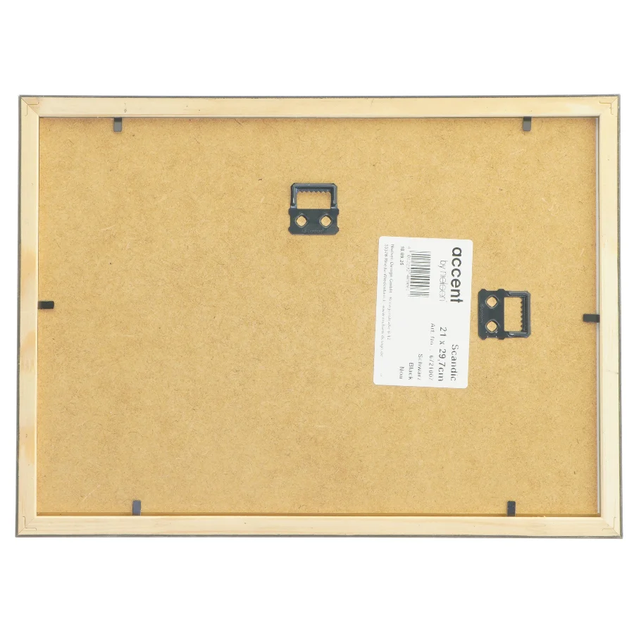 Indrammet sort-hvid fotografi (str. 21x29,7 cm)