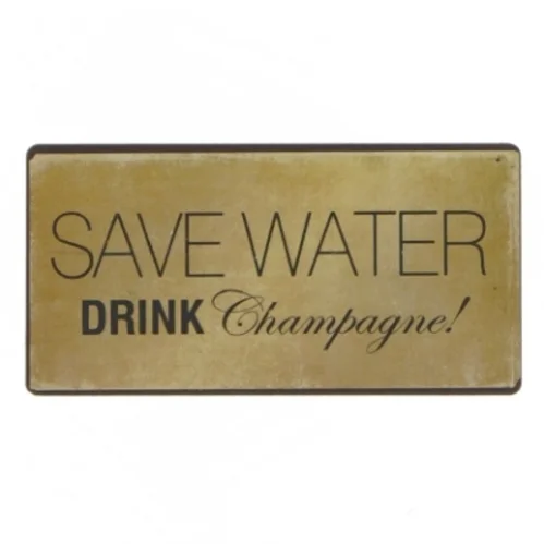 Dekorativ skilt med tekst fra Lafinesse.eu (str. 10x5 cm)