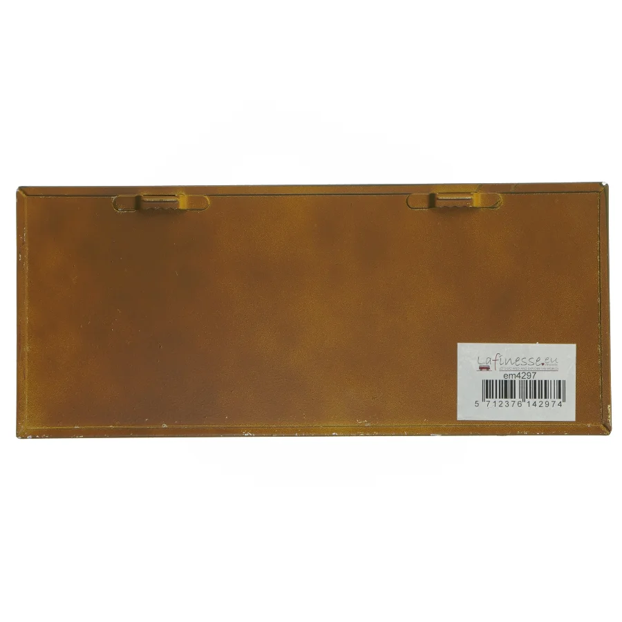 Vintage skilt med tekst fra LaFinesse (str. 30,5x13 cm)